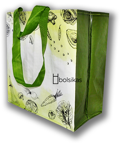 Bolsa rafia doble asa reutilizable BOLSIKAS